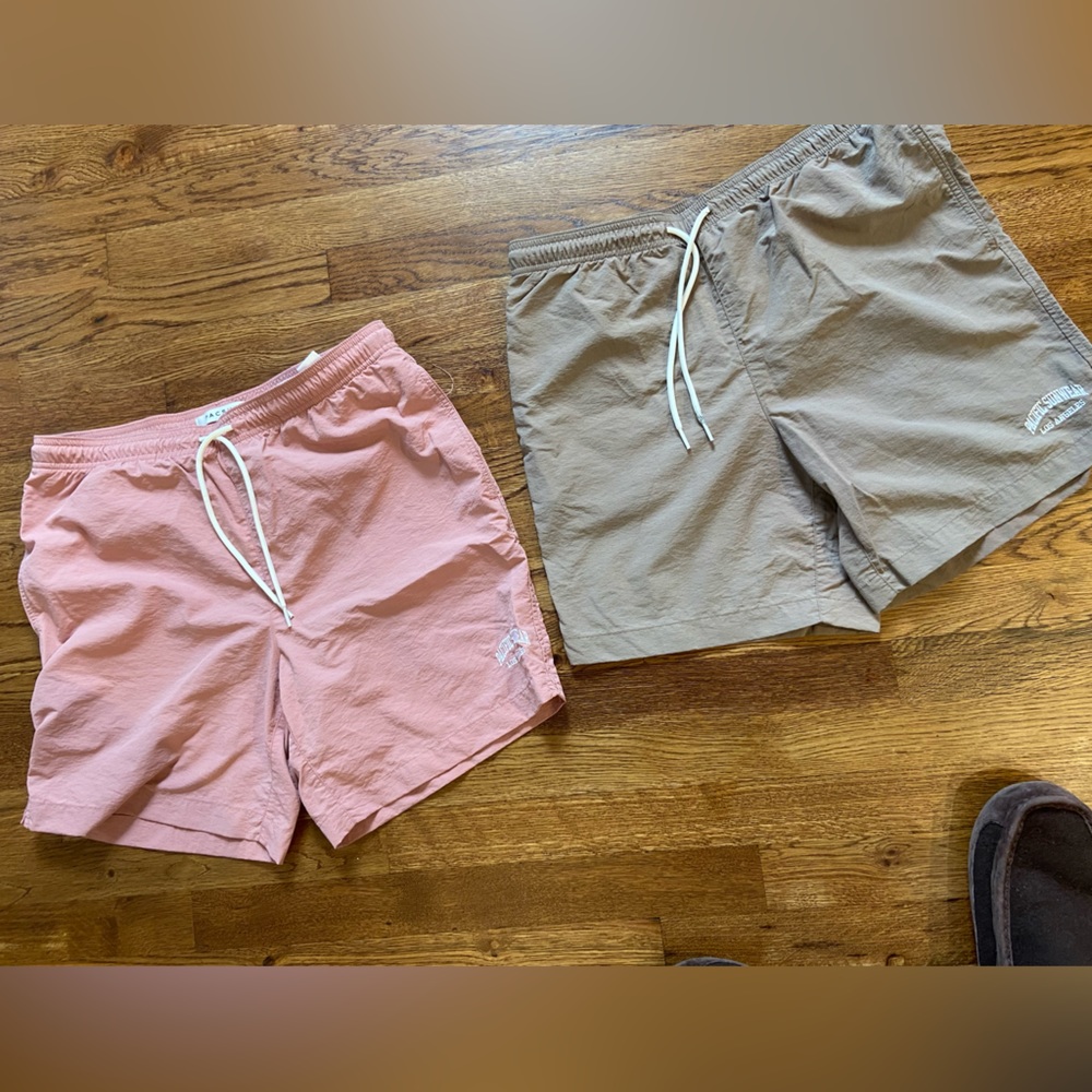 Pacsun Bathing Suit Set - Men’s Medium -  Colors: Salmon/Light Brown